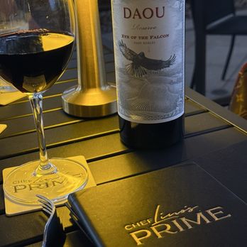 Chef Lino's PRIME - The wine was brought. They had a fair corkage charge. - Steakhouses Near Me - Bakersfield, California