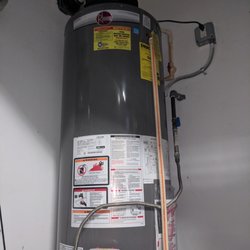 John the Plumber - New WH installed with power vent.