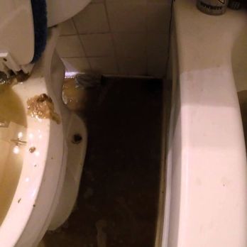 Governors Park Condominium - Toilet and tub flooded with toxic sewer water - Property Management Near Me - Winthrop, Massachusetts