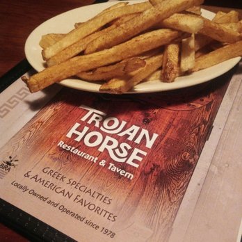 Trojan Horse - Hand cut and delicious fries - Greek Near Me - Bloomington, Indiana