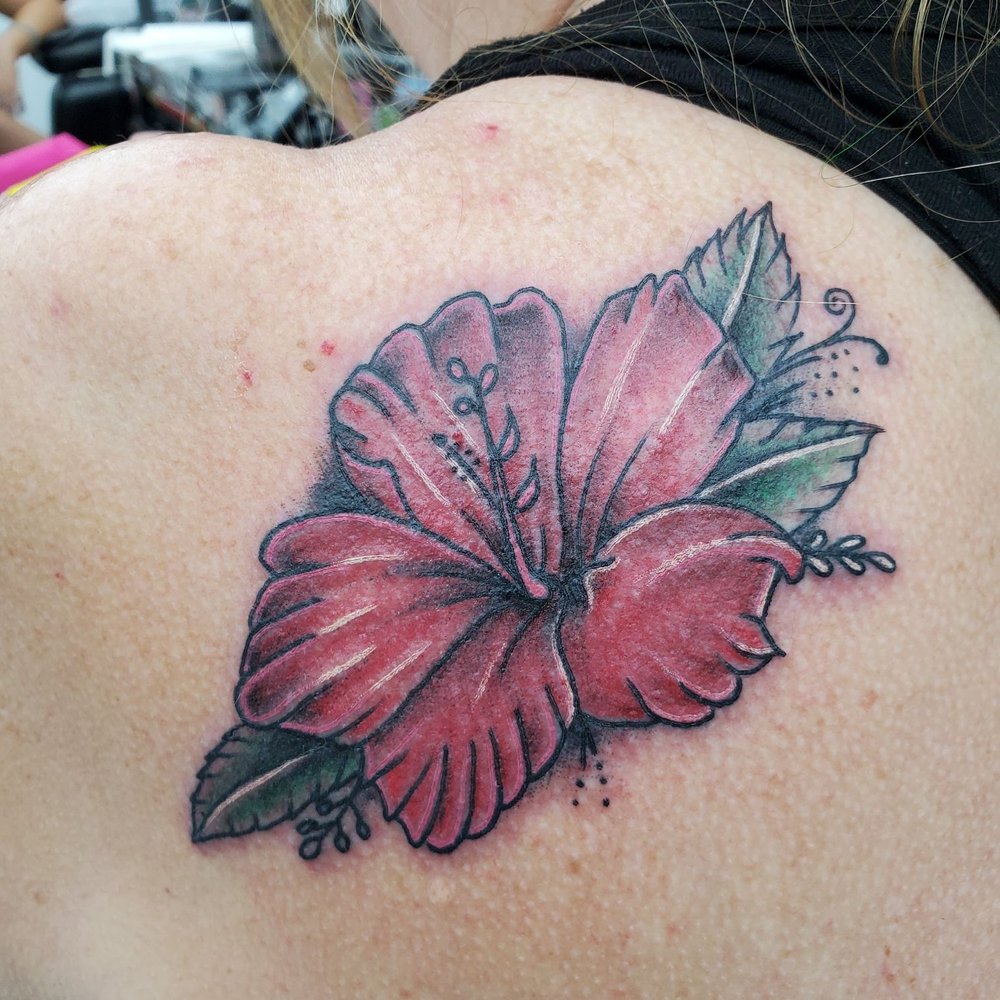 TNT Tattoo - My new Hibiscus - Piercing Near Me - Aiea, Hawaii TNT Tattoo - My new Hibiscus - Piercing Near Me - Aiea, Hawaii
