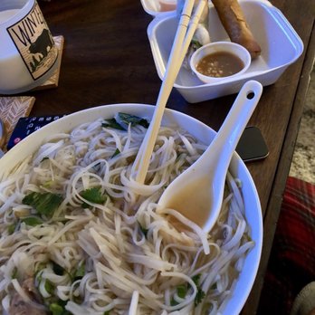 Pho Thien Phat - #12 with side of spring rolls and fried shrimp roll! Amazing! - Vietnamese Near Me - Richmond, Virginia Pho Thien Phat - #12 with side of spring rolls and fried shrimp roll! Amazing! - Vietnamese Near Me - Richmond, Virginia