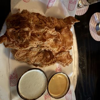 Milady’s - Chicken Tenders with Jalapeño Ranch and Honey Mustard - American Near Me - New York, New York Milady’s - Chicken Tenders with Jalapeño Ranch and Honey Mustard - American Near Me - New York, New York