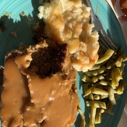 Meatloaf and gravy
