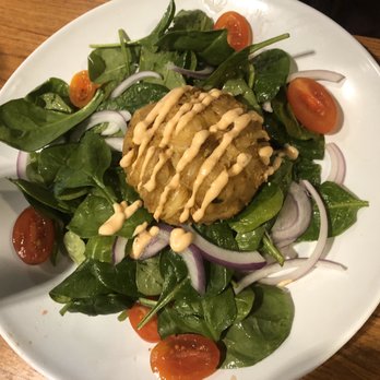 Nico's Pier 38 - Crab Cake Salad - Seafood Near Me - Honolulu, Hawaii