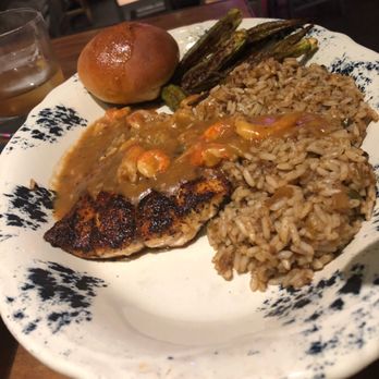 Tricky Fish - Tricky Fish entree with Blackened Redfish - Seafood Near Me - Richardson, Texas Tricky Fish - Tricky Fish entree with Blackened Redfish - Seafood Near Me - Richardson, Texas