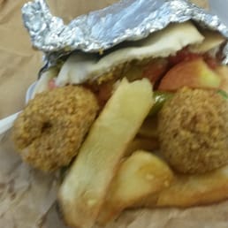 Whole falafel - cooked just right!