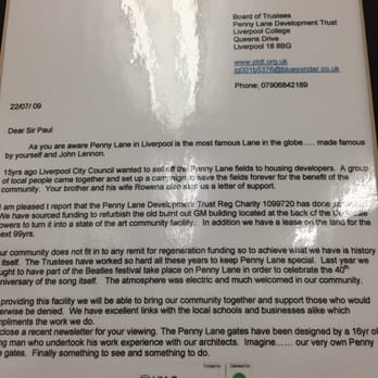 Penny Lane Development Trust - Story behind the Penny Lane Development Trust #ILovePaulMcCartney - Landmarks & Historical Buildings Near Me - Liverpool, XMS