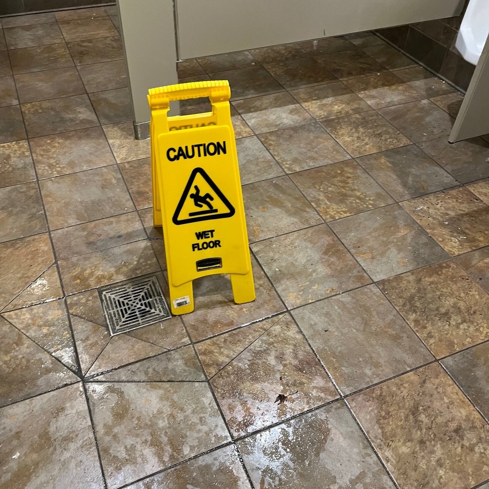 Pizza Ranch - a caution sign on the floor - Pizza Near Me - Eau Claire, Wisconsin Pizza Ranch - a caution sign on the floor - Pizza Near Me - Eau Claire, Wisconsin