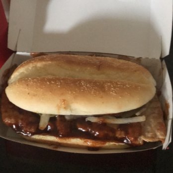 McDonald's - Mc Rib - Fast Food Near Me - Tulare, California