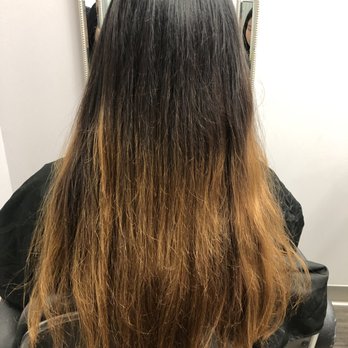 Sola Salon Studios - Brea - This was my hair before Nikki did her hair Magic's - Hair Salons Near Me - Brea, California