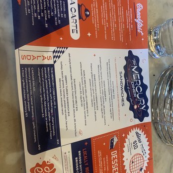The Mercury Diner - Menu - Diners Near Me - Columbus, Ohio