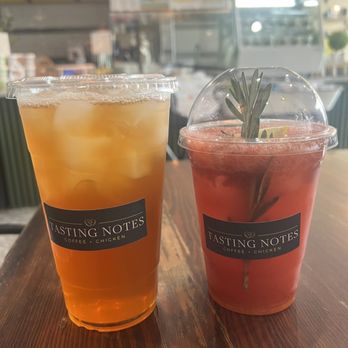 Tasting Notes - HumanKind Peach Tea Strawberry Yuzu Tonic - Coffee & Tea Near Me - Norwood, New Jersey