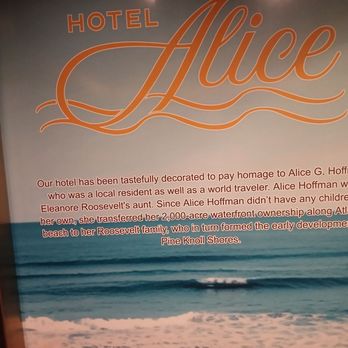 Hotel Alice - The story of how the Alice Hotel came to be. - Hotels Near Me - Pine Knoll Shores, North Carolina