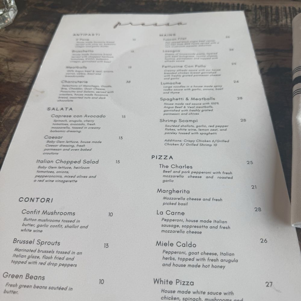 Menu Menu