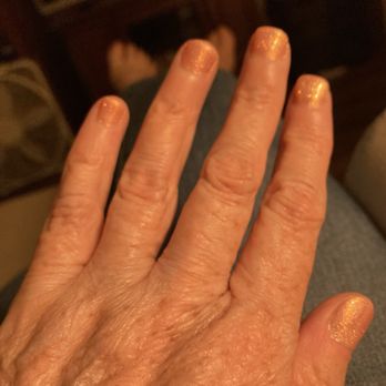 Natalie's Nails - Rough short square. Bad manicure. - Nail Salons Near Me - Ranson, West Virginia
