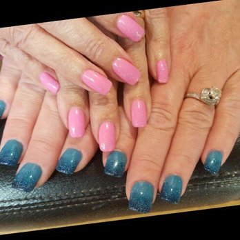 Nails By Theresa & Brian - Rockin Aqua and Pretty in Pink! Theresa & Brian are THE TEAM! They pay attention to detail and assure your satisfied!  "I AM LOVING IT!" - Nail Salons Near Me - Temecula, California