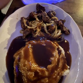 Joshua James Bar and Grill - Steak tips and mashed potatoes - American Near Me - Newberry, Michigan Joshua James Bar and Grill - Steak tips and mashed potatoes - American Near Me - Newberry, Michigan