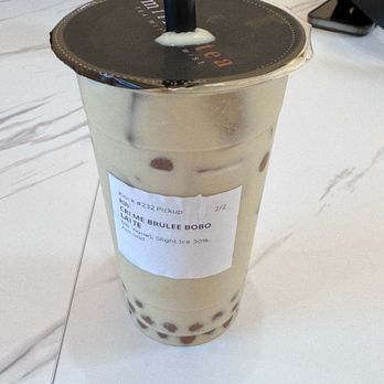 Milk+Tea - Crème brûlée boba - Bubble Tea Near Me - Austin, Texas
