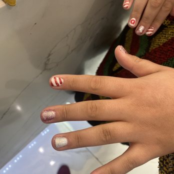 LV Nails & Spa - Daughters Christmas nails - Nail Salons Near Me - Henderson, Nevada LV Nails & Spa - Daughters Christmas nails - Nail Salons Near Me - Henderson, Nevada