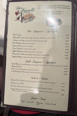 Menu photo 3 Due Fratelli Hawthorne, NJ Menu photo 3 Due Fratelli Hawthorne, NJ