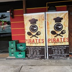 Pirate's Bistro - Back of hotel entrance