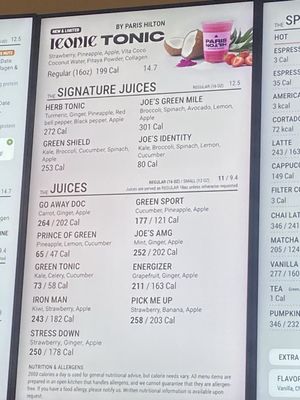Menu photo 2 JOE & THE JUICE Miami Beach, FL