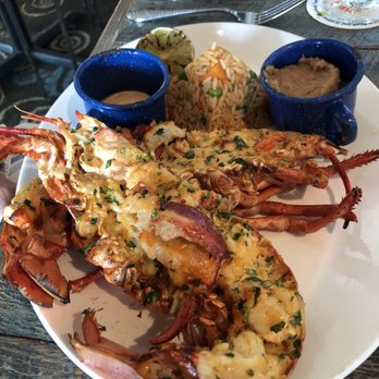 Caracol - Langosta Puerto Nuevo. Looks bigger than what it is. Good flavor. - Seafood Near Me - Houston, Texas
