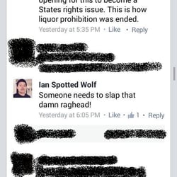 Cheyenne Depot - Ian Spotted Wolf needs to be renamed Ian Racist Cub