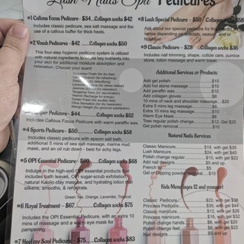 Lush Nails Spa - Pedicure options - Nail Salons Near Me - Town and Country, Missouri Lush Nails Spa - Pedicure options - Nail Salons Near Me - Town and Country, Missouri