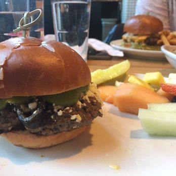 The Tiny Diner - Green Chile burger - Really good - New American Near Me - Minneapolis, Minnesota