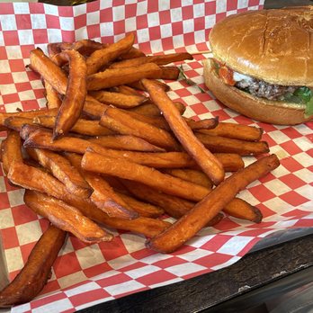 Hangry Burger - Hangry burger and sweet potato fries! - Burgers Near Me - Springfield, Virginia Hangry Burger - Hangry burger and sweet potato fries! - Burgers Near Me - Springfield, Virginia