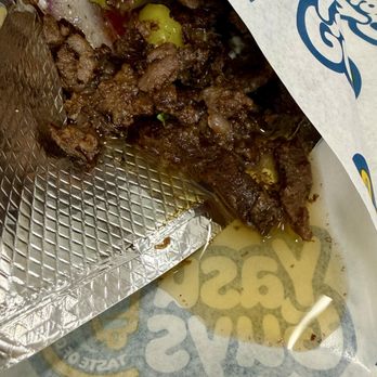 Yasu Guys - Close-up of the oily gyro - Greek Near Me - Van nuys , California