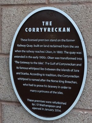 Menu photo 1 The Corryvreckan Oban, ABE