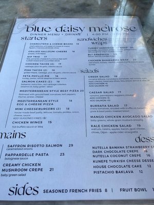 Menu photo 3 Blue Daisy Melrose Los Angeles, CA Menu photo 3 Blue Daisy Melrose Los Angeles, CA