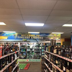 Time Out Liquors & Lounge - Welcome sign