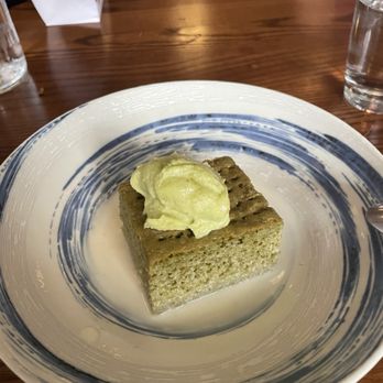 Lake & Irving - TRES LECHES  matcha, citrus avocado cream - New American Near Me - Minneapolis, Minnesota