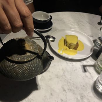 The Maker Restaurant - Torta Mantovana and hot tea - Cocktail Bars Near Me - Hudson, New York
