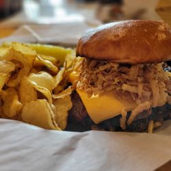 Gull Lake Distilling Company - Triple b burger