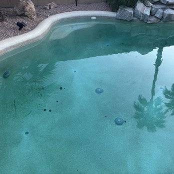 Garza Pools - Before- stains, rolled pebble beam - Pool & Hot Tub Service Near Me - Litchfield Park, Arizona Garza Pools - Before- stains, rolled pebble beam - Pool & Hot Tub Service Near Me - Litchfield Park, Arizona
