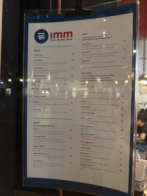 Menu photo 1 Imm Thai Street Food Berkeley, CA