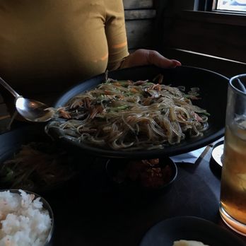 Hanjan - Japchae - glass noodles - Korean Near Me - Edmonton, Alberta Hanjan - Japchae - glass noodles - Korean Near Me - Edmonton, Alberta