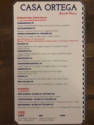 Menu photo 5 Casa Ortega Wappingers Falls, NY