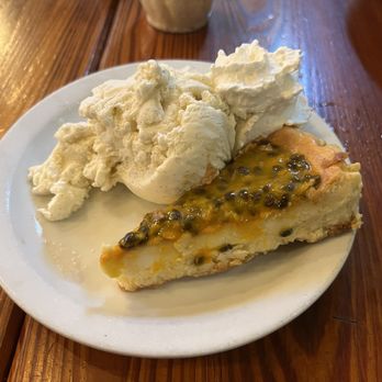 Flatbread Company - Lilikoi cheese cake - Pizza Near Me - Paia, Hawaii Flatbread Company - Lilikoi cheese cake - Pizza Near Me - Paia, Hawaii