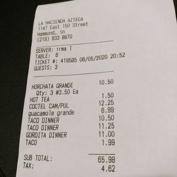 Hacienda San Jose - The prices are good. - Mexican Near Me - Hammond, Indiana