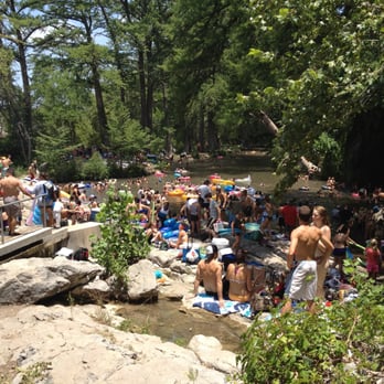 Krause Springs - There is a butterfly in this photo. - Campgrounds Near Me - Spicewood, Texas