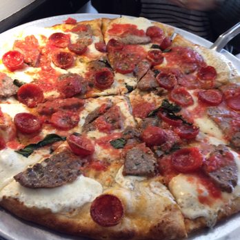 Juliana's - Meatball and pepperoni pizza - Pizza Near Me - Brooklyn, New York Juliana's - Meatball and pepperoni pizza - Pizza Near Me - Brooklyn, New York