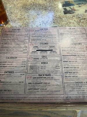 Menu photo 1 Shuckin' Shack Oyster Bar Raleigh, NC