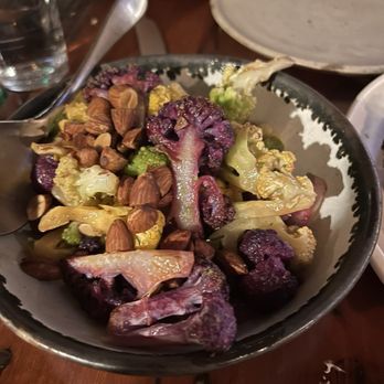 Manuela - Roasted Cauliflower, Date Vinegar, Almonds - New American Near Me - Los Angeles, California Manuela - Roasted Cauliflower, Date Vinegar, Almonds - New American Near Me - Los Angeles, California
