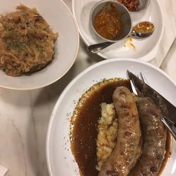 Spice & Cleaver - Sausages with sauerkraut on the side - Hot Dogs Near Me - Pasig, NCR